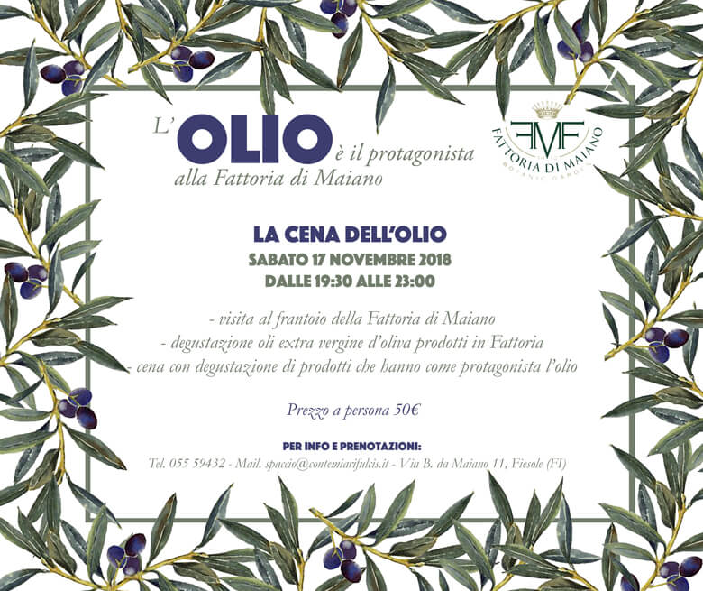 La Cena dell'Olio 2018